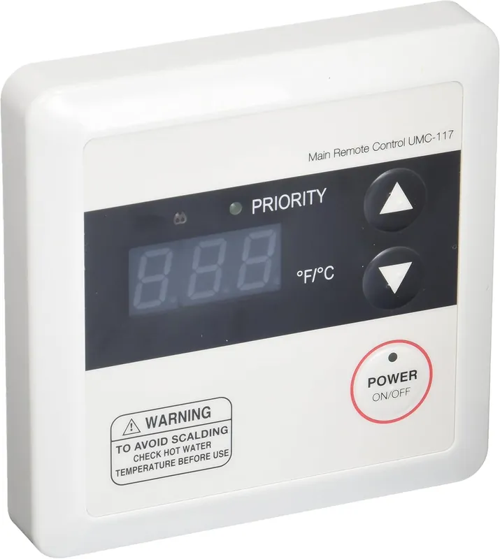 RHEEM RTG20006DW Tankless Remote Control Thermostat (UMC-117), Main * CLEARANCE *