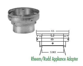 SELKIRK 103244(3RV-AI4) RV Series Bvent Gas Appliance Increaser 3 x 4 * CLEARANCE *