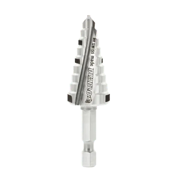 FREUD (DIABLO) DSD0750S09 Impact Step Drill Bit, 9 Steps, 3/8-3/4 Hole Diameter * CLEARANCE *