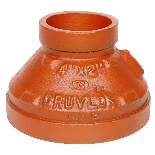 ANVIL GRUVLOK 390028892 7072 Concentric Reducer GR x GR For Grooved-End Pipe Ductile Iron 6x2-1/2 * CLEARANCE *