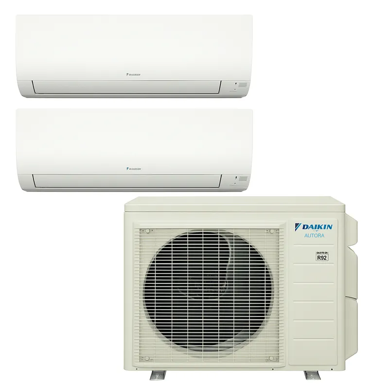 Daikin 4MXM36AVJU9 36,000 BTU 2-Zone Multi-Port Heat Pump - 12k 12k - R32