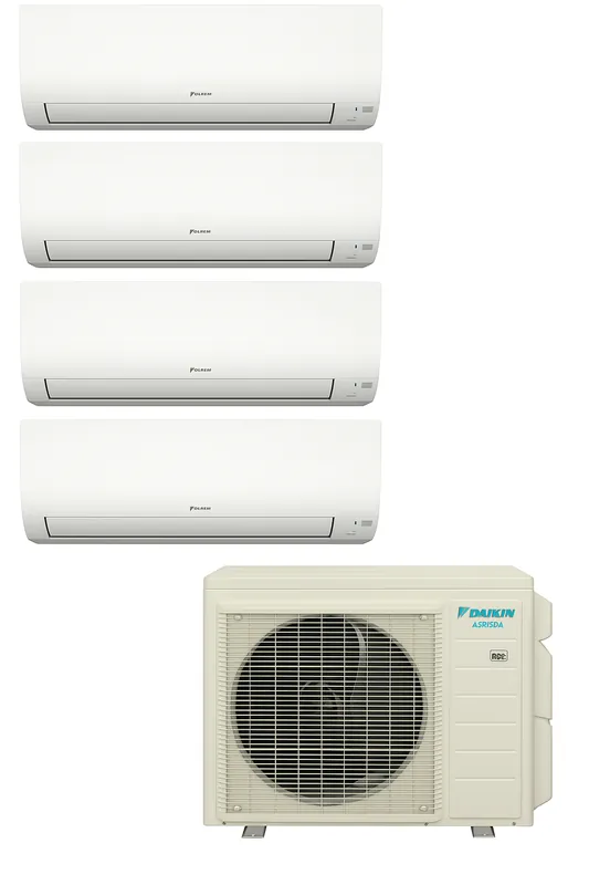 Daikin  4MXM36AVJU9 48,000 BTU 4-Zone Multi-Port Heat Pump - 7k 7k 7k 7k - R32