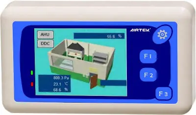 AIRTEK NVT28U 2.8 LCD BACNet Operator Touch Display Panel