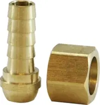 Midland 32078 1/4 X 3/8 Brass Fittings Hose Barb Ball End Swivel