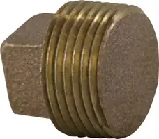 MIDLAND 44674 3/4 Bronze Square Head Solid Plug