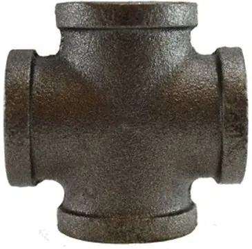 Midland 65395 Black Cross 150# Malleable Fitting