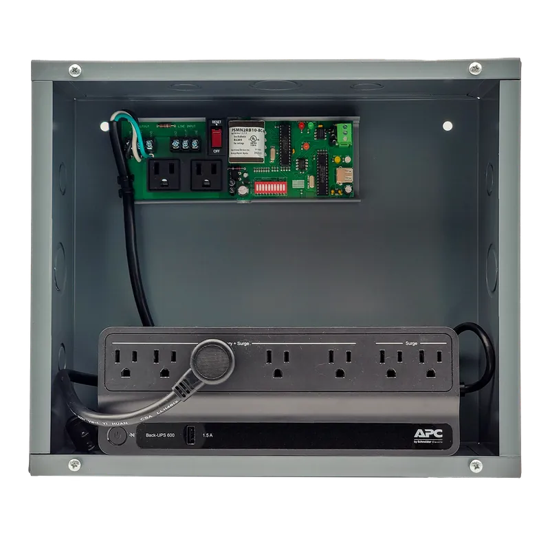 FUNCTIONAL PSH600-UPS-BC Enclosed BACnet Network 600 VA UPS Backup Power Control Center