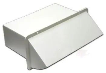 SOUTHWARK METAL MFG CO 201VHWP 3-1/4X10 WHITE VENT