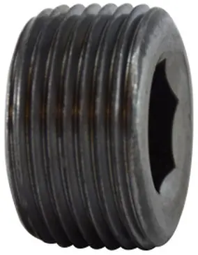 Midland 67769 2 Black C/S Hex Steel Plug