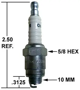Crown Engineering UY6 Champion Spark Plug Stock #842