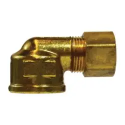 Midland 18254 1/4 X 1/4 Compression Female Elbow