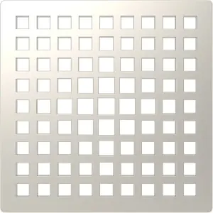 Brass Tech 233-401/15A Newport Brass Tub & Shower 4 Square Shower Drain - Antique Nickel