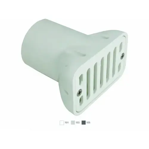 AquaStar GDD105 Gutter Deck Drain 2x4 Fits 2 Pipe