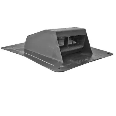 Builder's Best 111250 RL4BNP Roof Vent Cap, Plastic, Fits Duct Size: 4 to 5 Dia in