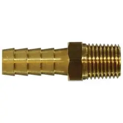 MIDLAND 32010 5/16 X 3/8 Hose Barb X Male Adpt
