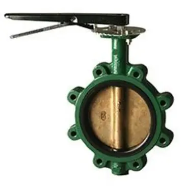 Center Line 200CV061352-2 Butterfly Valve 2 Inch Lug Lever Operated EPDM Aluminum Bronze Disc