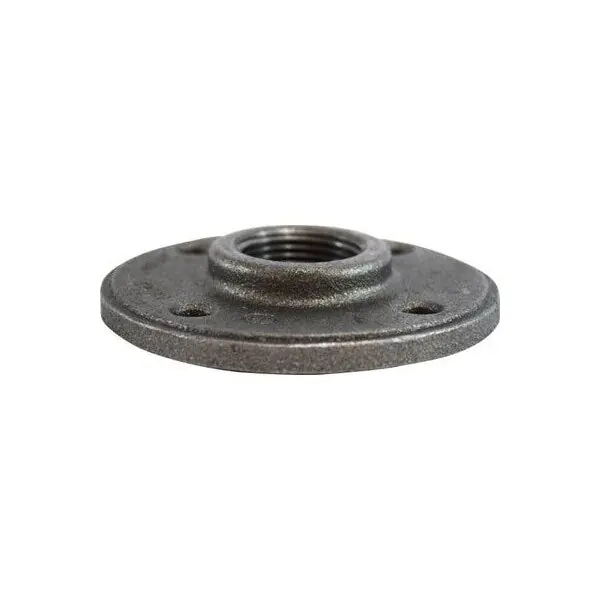 MIDLAND 65692 1/2 Black Round Floor Flange