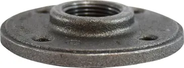 Midland 65694 black round floor flange