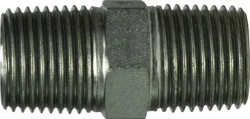 MIDLAND 752044 1/4-19 Male BspT Hex Nipple Hydraulic