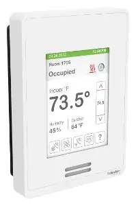 Viconics SE8350U0B11 LWV FCU BN RH WHT WHT