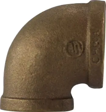 Midland 44124 Reducing Bronze Elbow 1/2 x 3/8