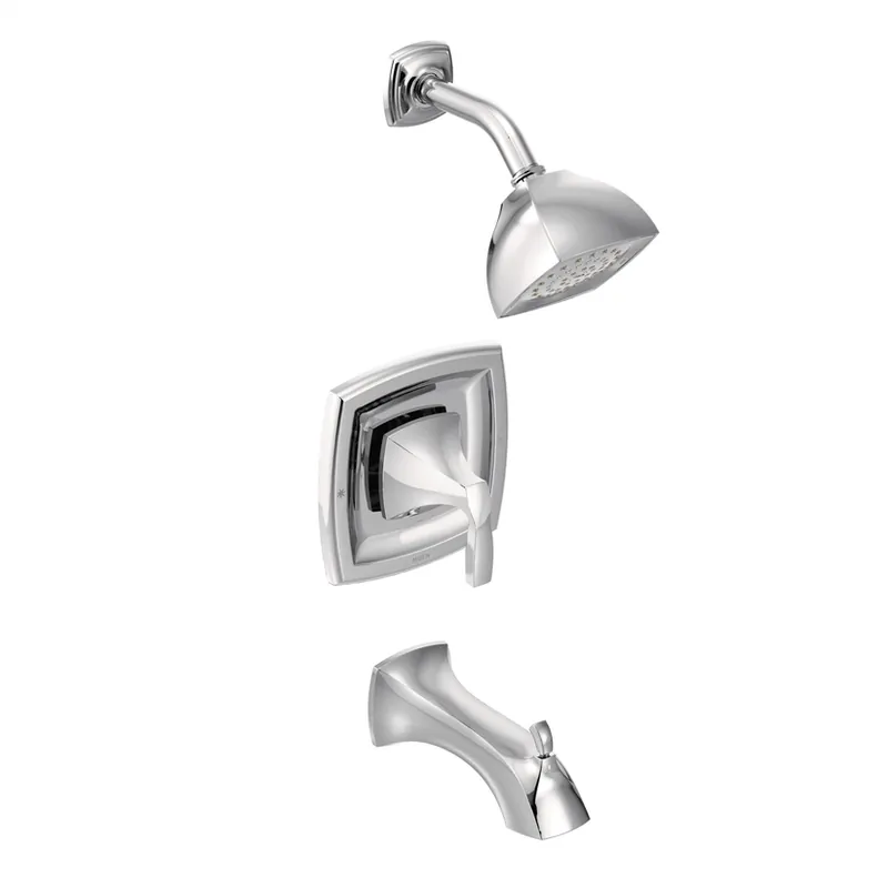 Moen KTSVO-P-T2693EPCR Shower Kit PC/PB Voss Tub/Shower Posi-Temp
