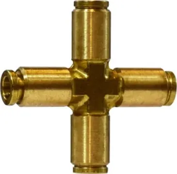 MIDLAND 20142 1/4 P-I CROSS Brass Fittings