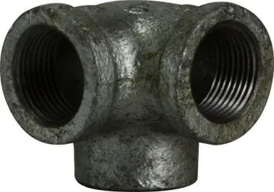 Midland 64582 Galvanized Side Outlet Elbow 3/8 Inch