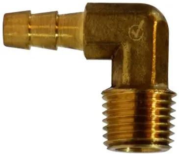 Midland 32041LF Hose Barb X MIP Elbow