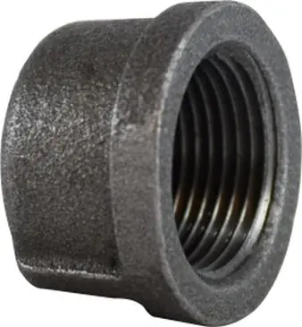 Midland 65475 Black Cap Malleable Fitting