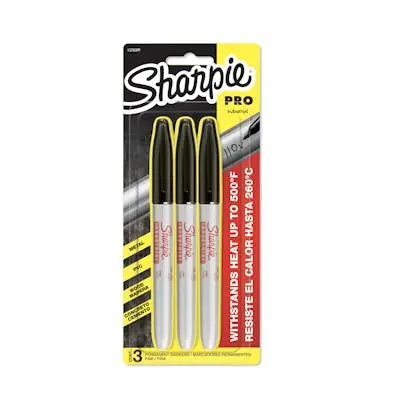 Sharpie IPMP Industrial Permanent Marking Pen Fine Black