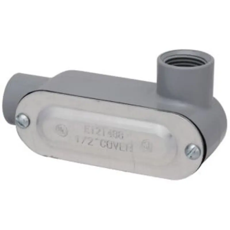 Southwire Company LRLA-125 Madison Electric LR Conduit Body With Cover and Gasket, 1-1/4 in Hub, Aluminum