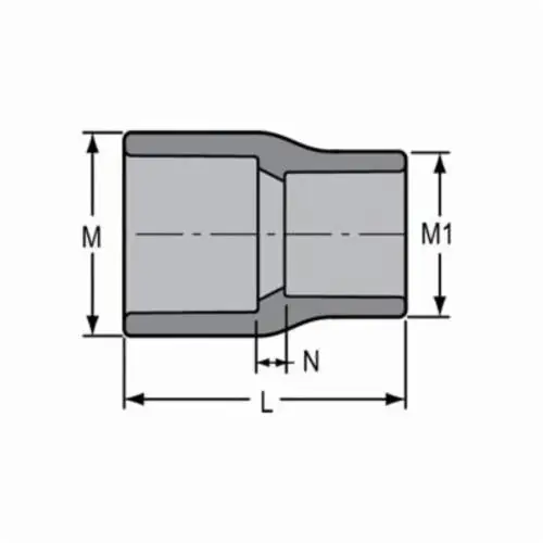Spears 829-247C 2X1/2 CPVC Reducing Coupling Socket SCH80