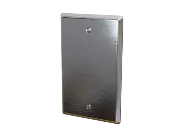 ACI A/20K-SP Stainless Steel Wall Zone Plate with Override Temperature Sensor
