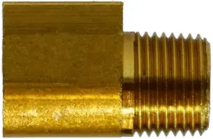 Midland 12066 Brass Fittings 1/2 X 3/8 Inverted Flare Elbow