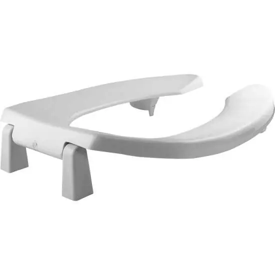 Bemis 2L2155000 Seat 2L2155T-000 WHT Elon Open Front L/Cover