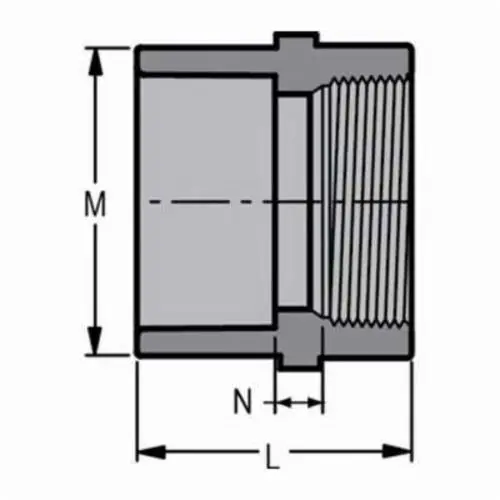 Spears 835-080C 8 CPVC Female Adapter SOCXFPT SCH80