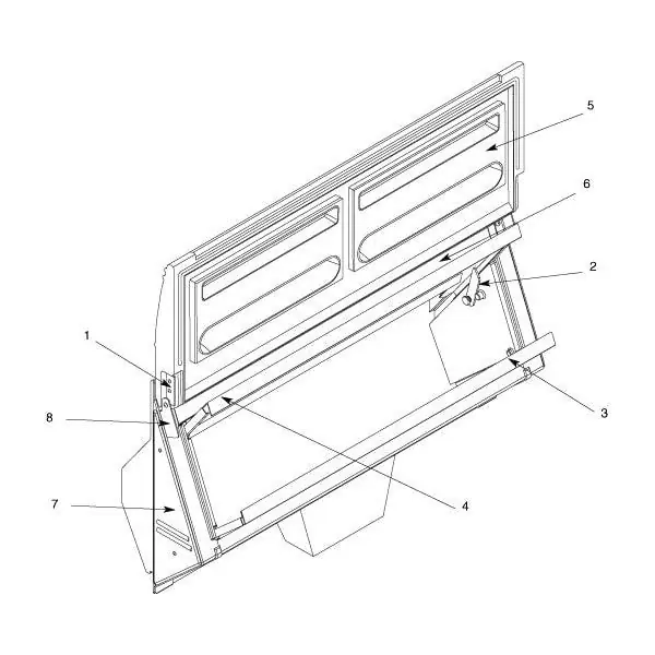 FRAME DOOR 42 IDEV PB502372 for Follett