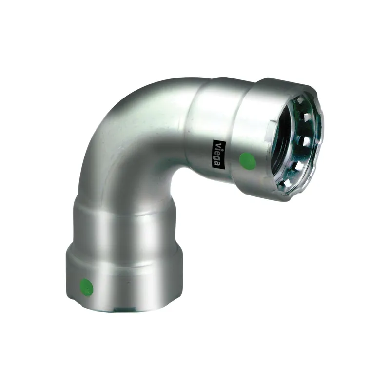 Viega Plumbing Products 90020 VPUR VIEGA MEGAPRESS 1-1/2 90 ELBOW 316 STAINLESS STEEL