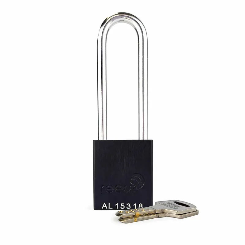 Safety AL38BLKKLONG Long Black Locking Safety Harness