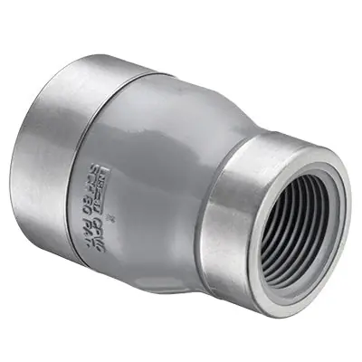 Spears 830-210CSR 1-1/2X3/4 CPVC Reducing Coupling SRFPT SCH80
