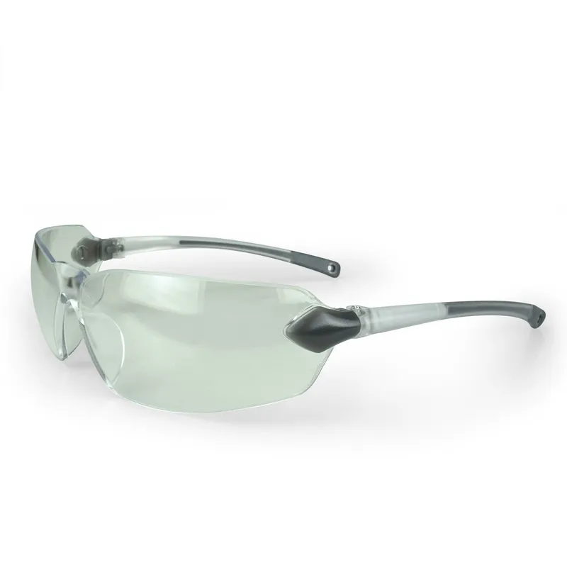 Radians BAL190 Balsamo Indoor/Outdoor Lens Clear White Frame Polycarbonate Safety Glasses 1/BG