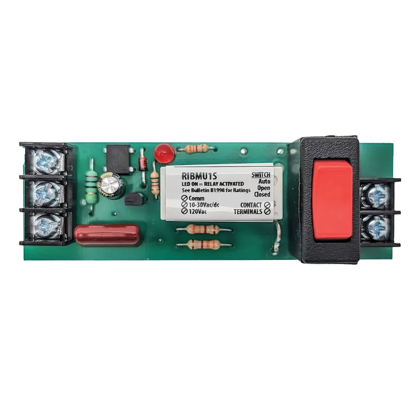 FUNCTIONAL RIBMU1S Panel Relay 15Amp 4.000 x 1.275 inches