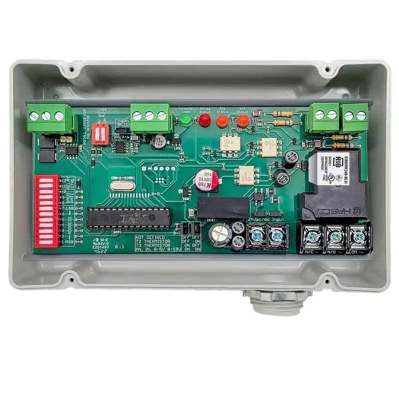 FUNCTIONAL RIBTW24B-BCAI BacNet Enclosed Relay 20Amp 24Vac/dc