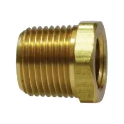 Midland 28107L Brass Fittings Hex Bushing 1/2 X 3/8 MIP X FIP Replacement MPN