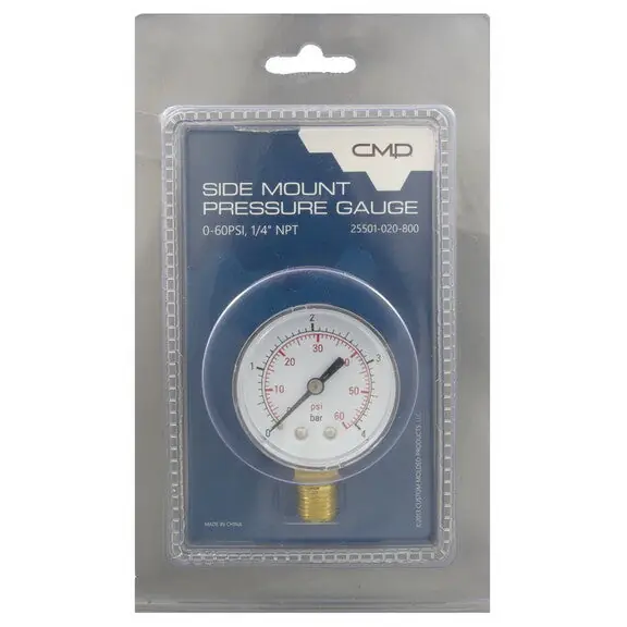 Custom Molded Products 25501-020-800 0-60 Pressure Gauge