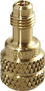 CPS AD87S Brass Adapter Fittings R410A 5/16 (1/2-20) Female x 1/4 SAE Male Adapter