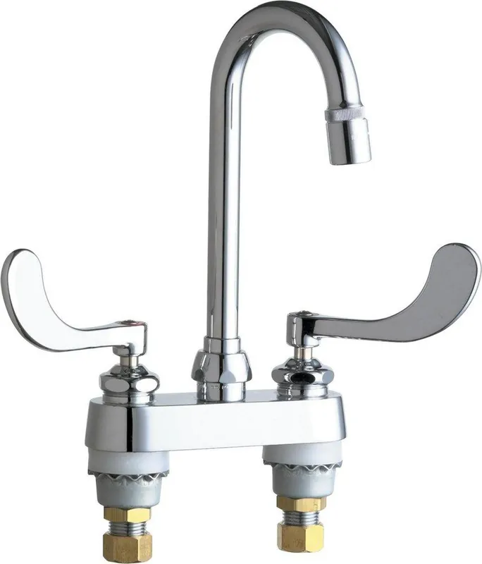 Chicago Faucets 895-317E29XKABCP Ecast® in Polished Chrome Hot and Cold Water Dispenser
