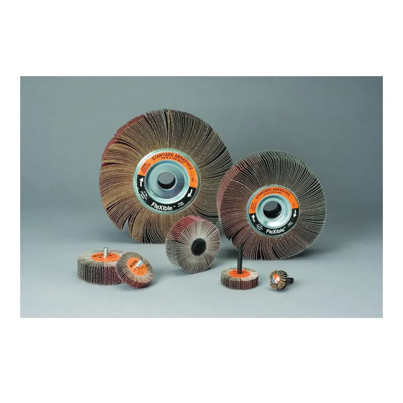 Standard Abrasives 7010369158 Flexible Flap Wheel 8 in Dia Wheel 80 Grit