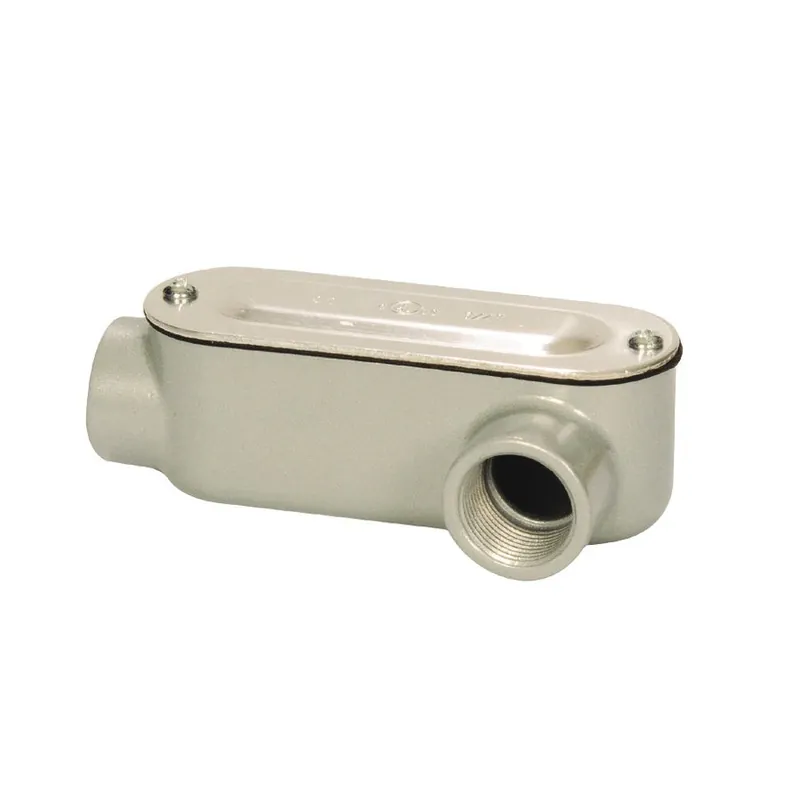 Sepco LL1ACG Die Cast/Copper-Free Aluminum Type LL Conduit Body With Cover And Gasket 1/2-Inch